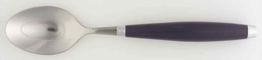 Fiesta Plum (Intro 2001) Oval Place Soup Spoon by Homer Laughlin -1