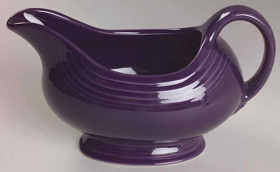 Fiesta Plum (Intro 2001) Open Sauce Boat by Homer Laughlin -1