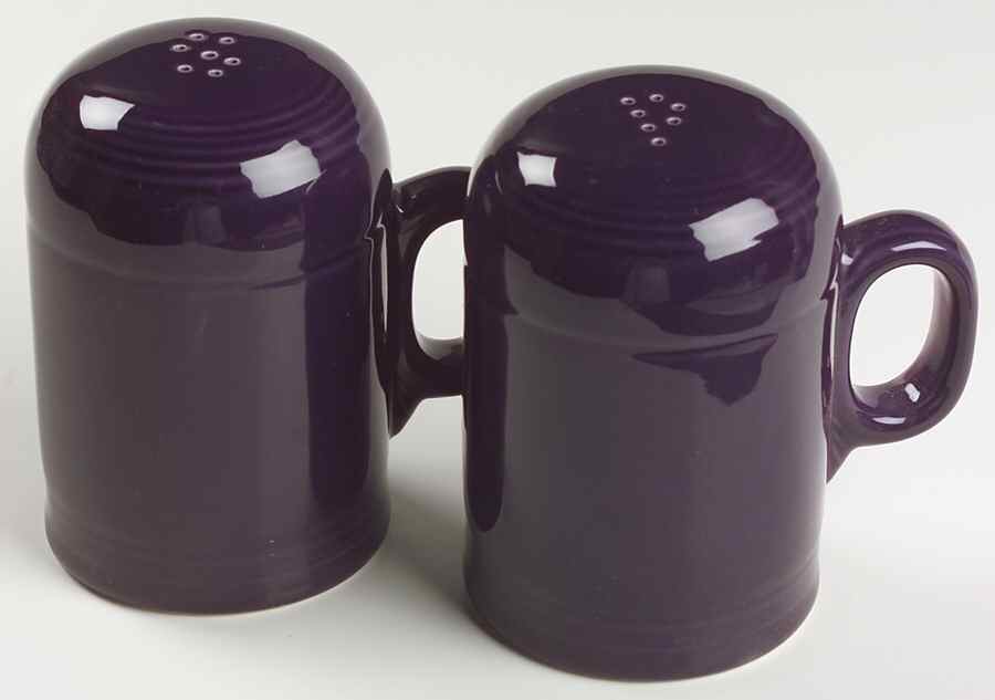 Fiesta Plum (Intro 2001) Stove Top Salt & Pepper Set by Homer Laughlin -1
