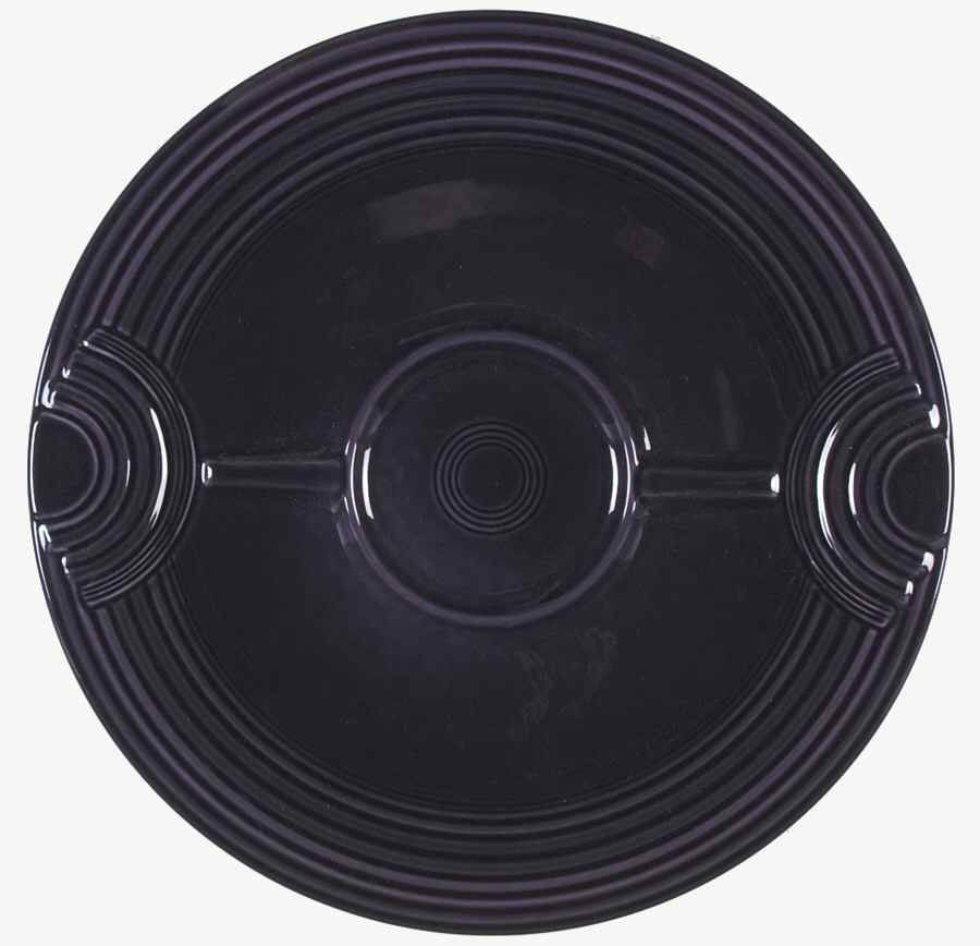 Fiesta Plum (Intro 2001) Hostess Tray for Chip and Dip by Homer Laughlin -1