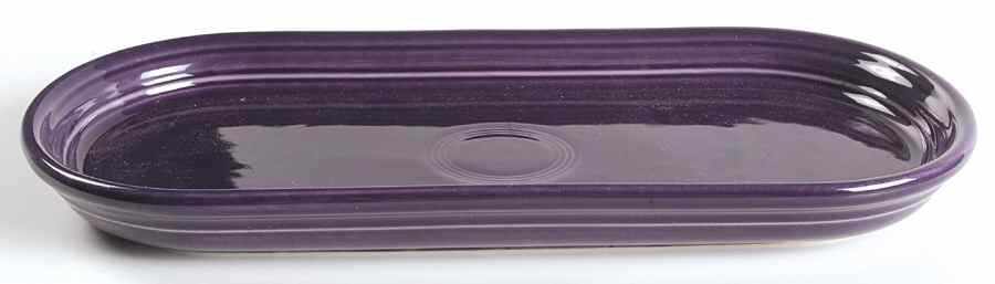 Fiesta Plum (Intro 2001) 13" Oblong Tray by Homer Laughlin -1