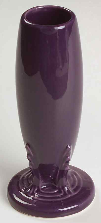 Fiesta Plum (Intro 2001) 6" Bud Vase by Homer Laughlin -1