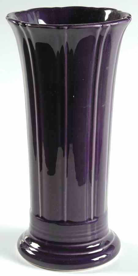 Fiesta Plum (Intro 2001) 7" Vase by Homer Laughlin -1