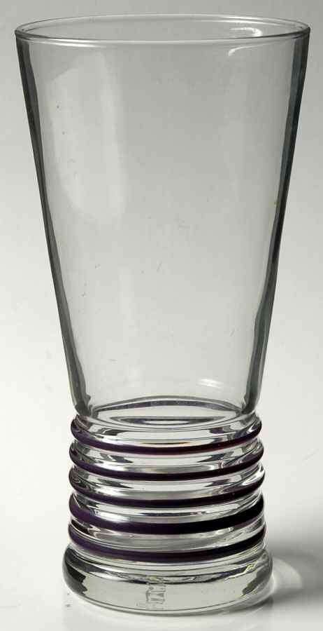 Fiesta Plum (Intro 2001) 16 Oz Glassware Tumbler by Homer Laughlin -1