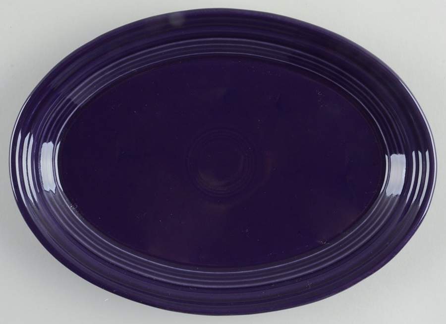 Fiesta Plum (Intro 2001) 9" Oval Serving Platter by Homer Laughlin -1