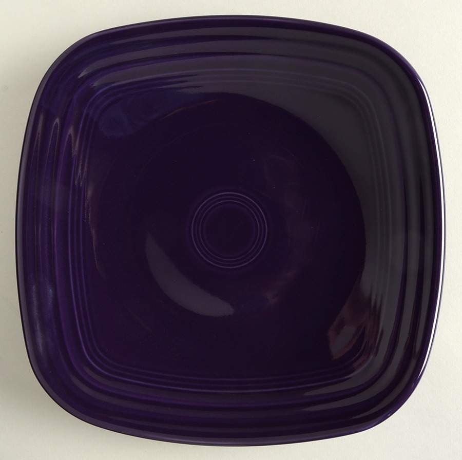 Fiesta Plum (Intro 2001) Square Luncheon Plate by Homer Laughlin -1