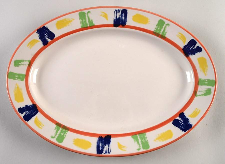 Sardinia 15" Oval Serving Platter by Homer Laughlin -1