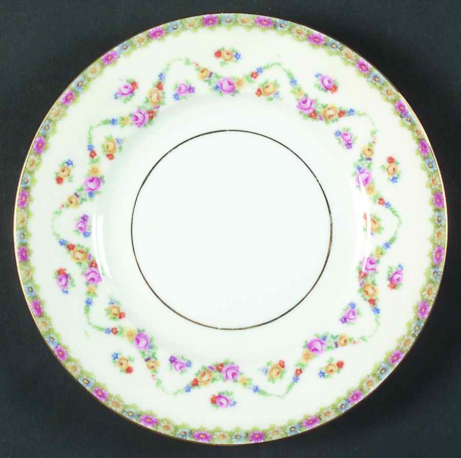 HWC16 Bread & Butter Plate by HW (Germany, Czech)-1