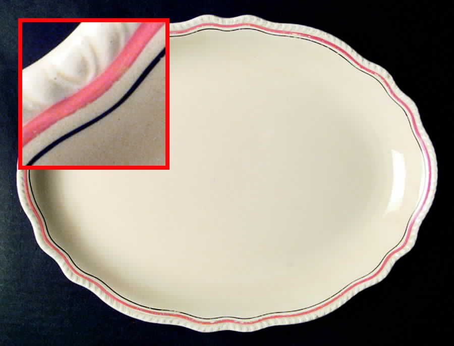 N3128 13" Oval Serving Platter by Homer Laughlin -1