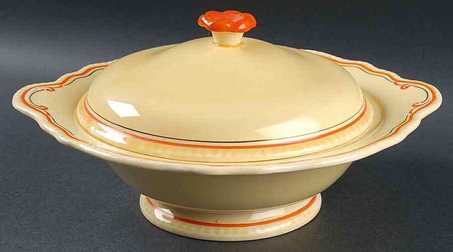 N3128 Round Covered Vegetable by Homer Laughlin -1