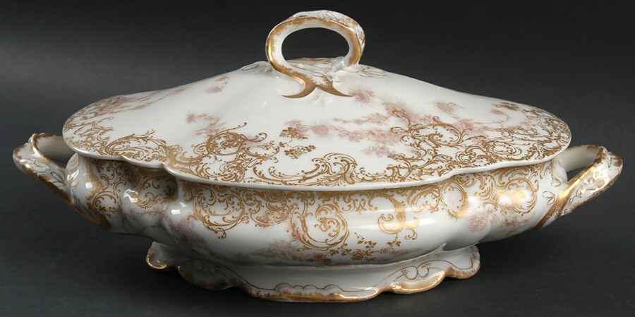 Schleiger 247-3 Oval Covered Vegetable by Haviland-1