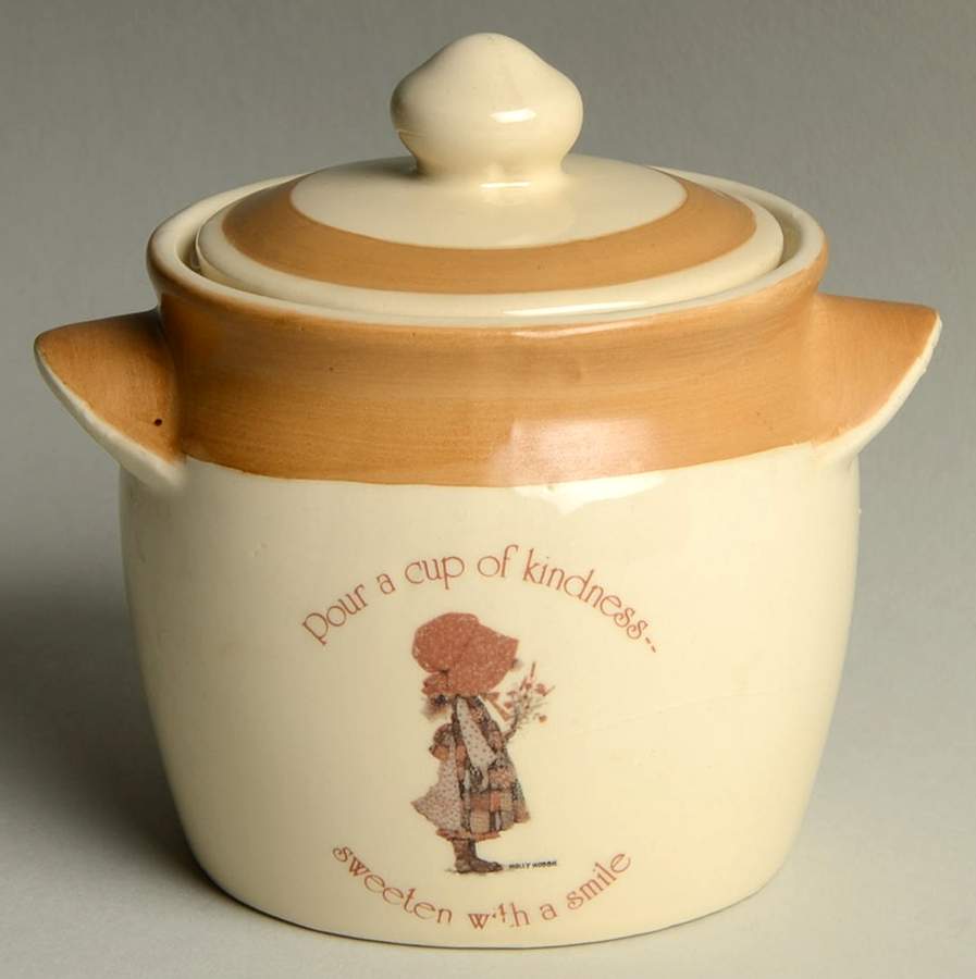 Country Living Sugar Bowl & Lid by Holly Hobbie-1