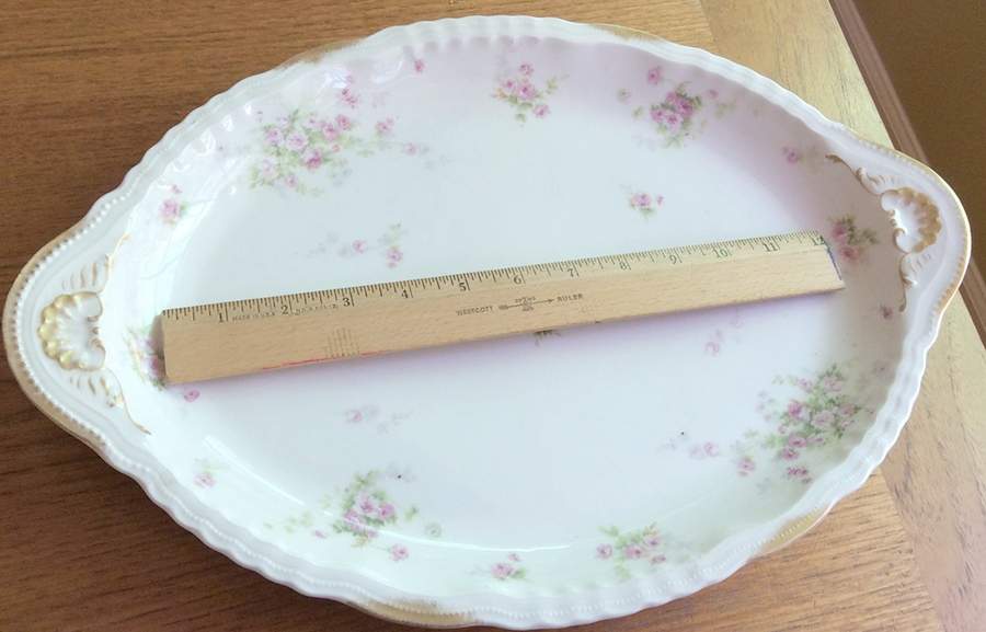 Schleiger 338-3 16" Oval Serving Platter by Haviland-1