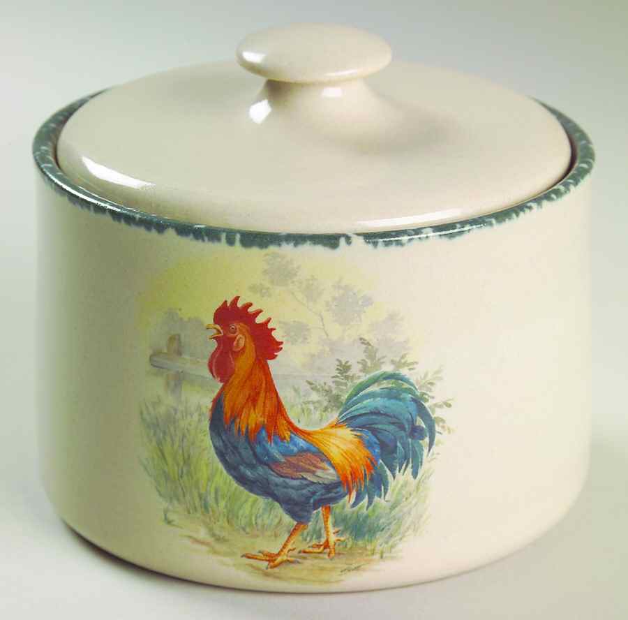 Rooster Butter Box & Lid by Home & Garden Party-1