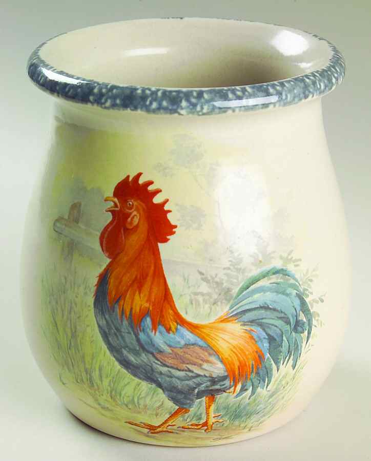 Rooster Utensil Holder by Home & Garden Party-1