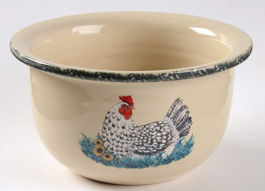 Rooster Soup/Cereal Bowl by Home & Garden Party-1