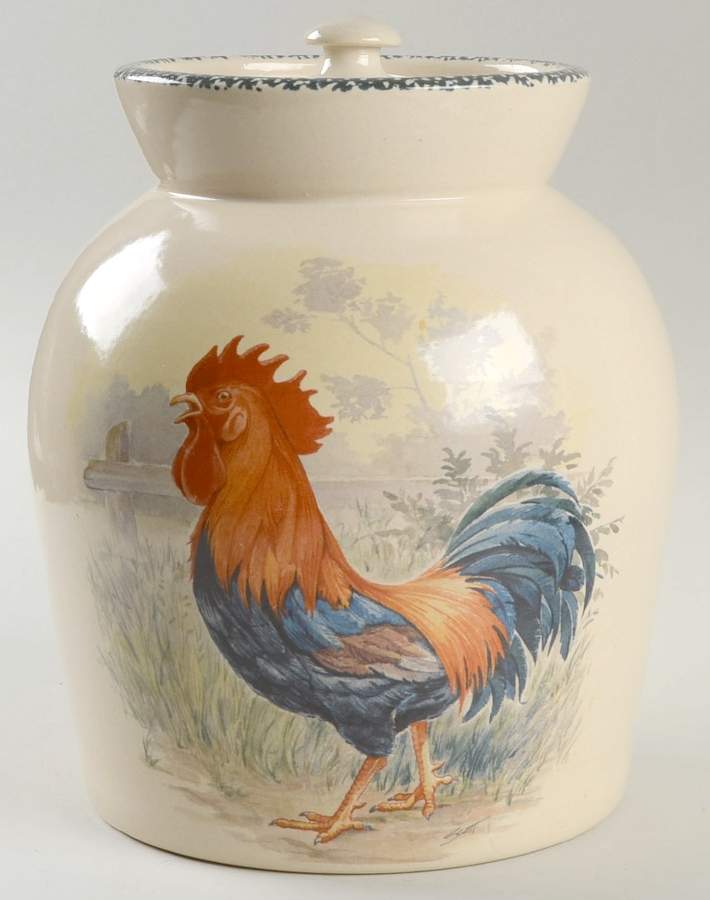 Rooster Extra Large Canister & Lid by Home & Garden Party-1