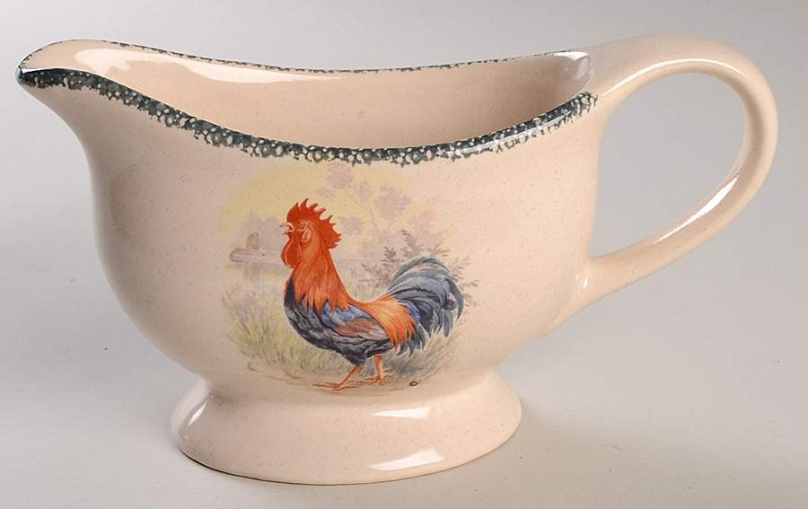 Rooster Gravy Boat by Home & Garden Party-1