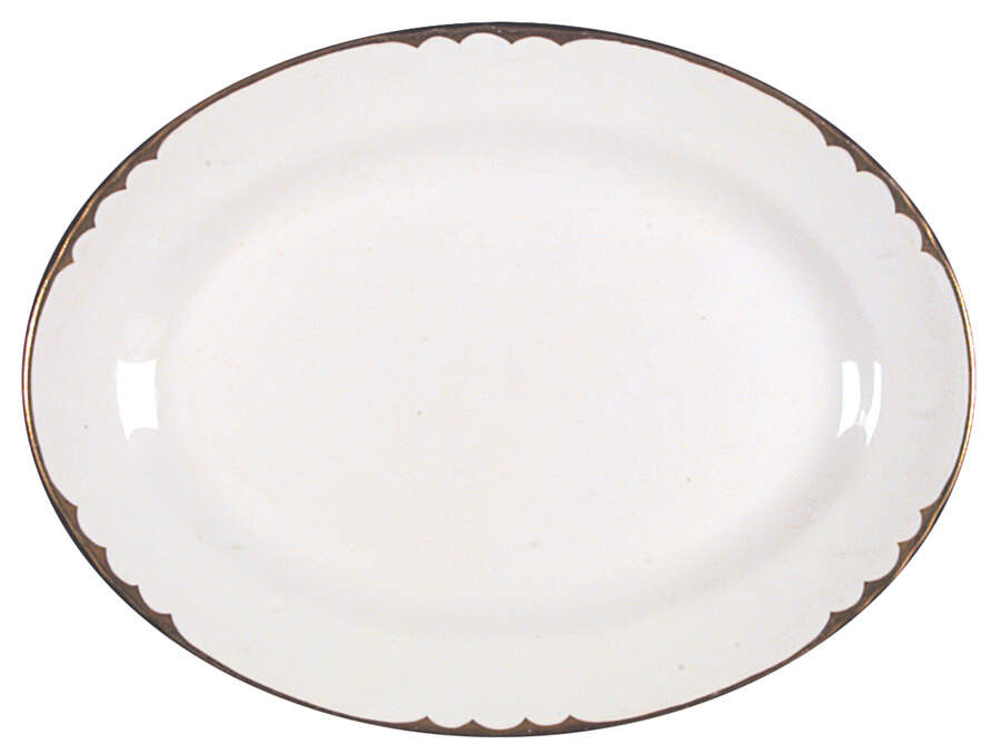 HLC3029 12" Oval Serving Platter by Homer Laughlin -1