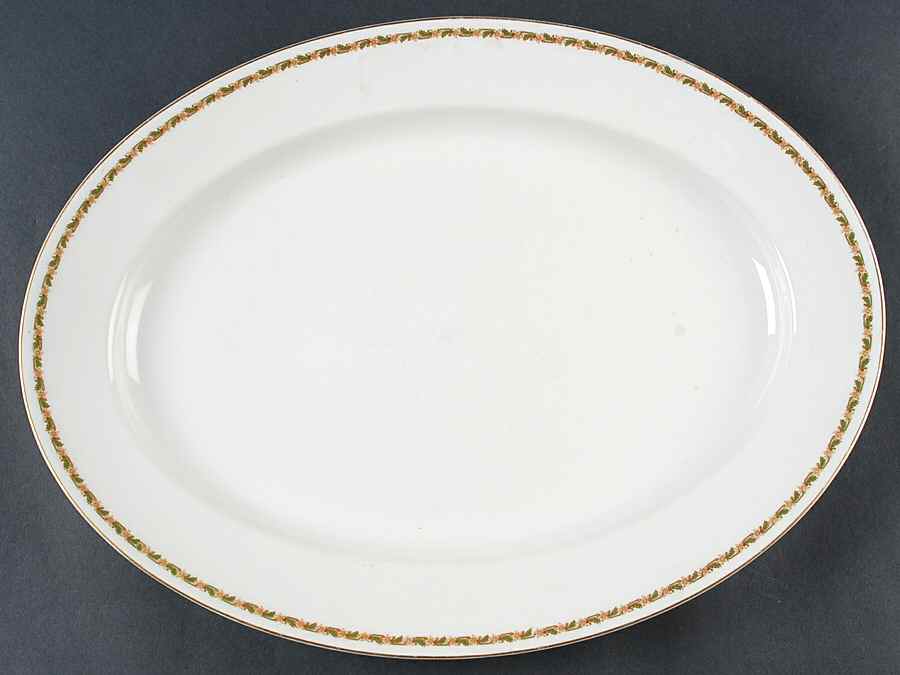 H1658 16" Oval Serving Platter by Haviland-1