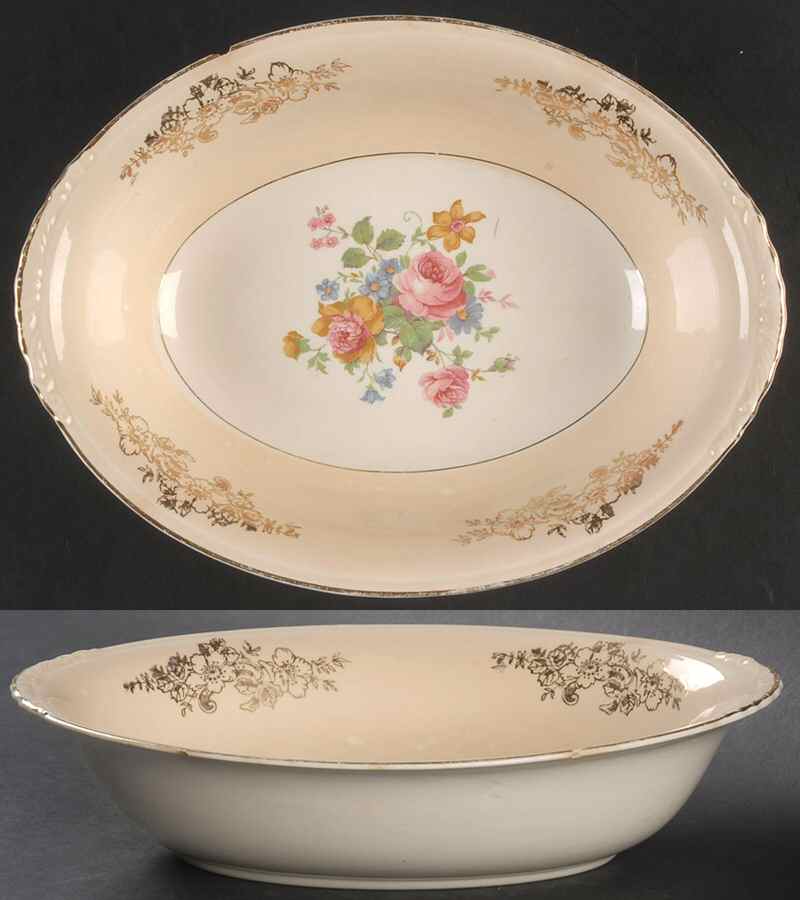 HLC3030 9" Oval Vegetable Bowl by Homer Laughlin -1