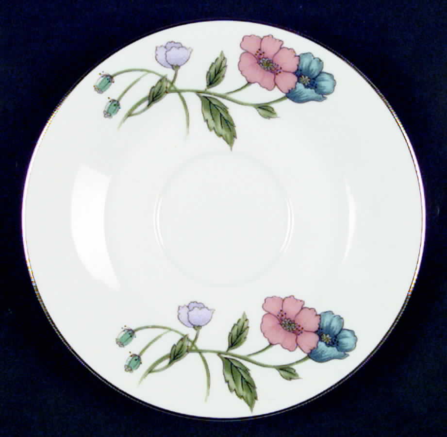 Poppy (Gold Trim) Saucer by House of Prill-1