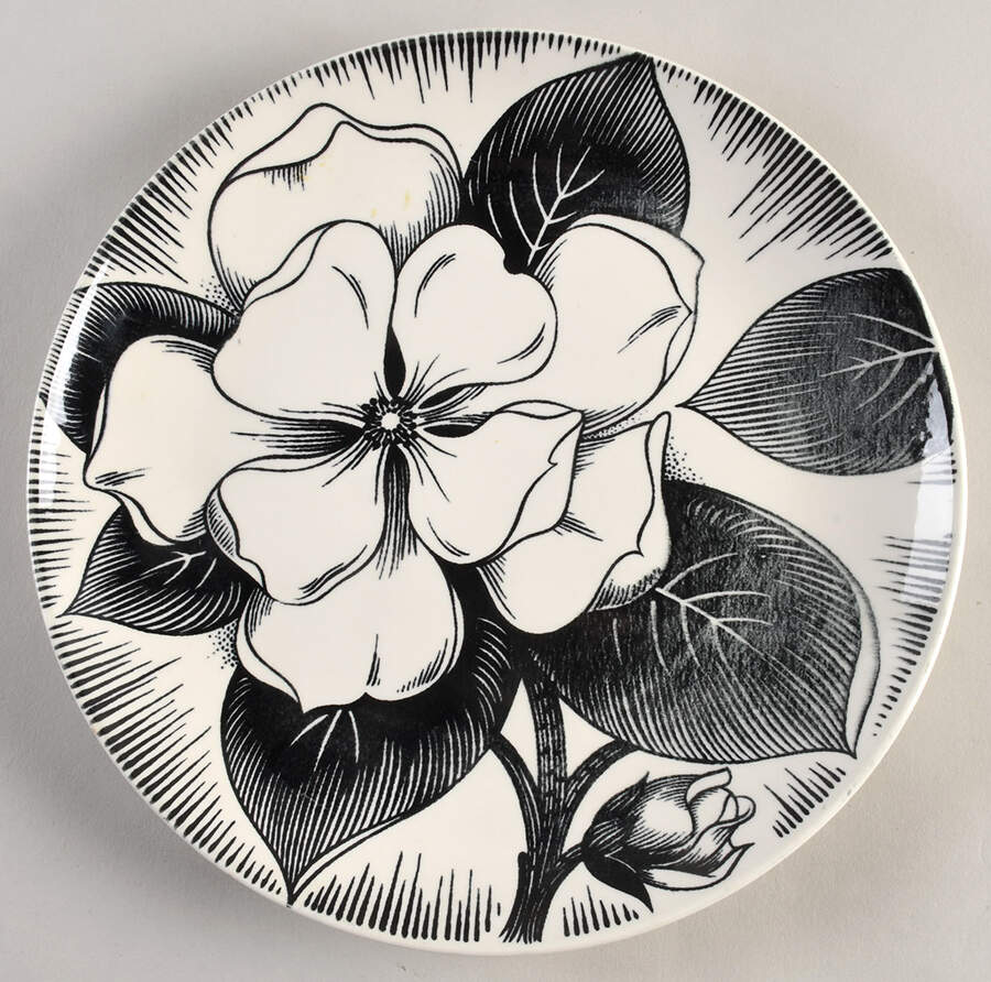 Malay Dinner Plate by Homer Laughlin -1