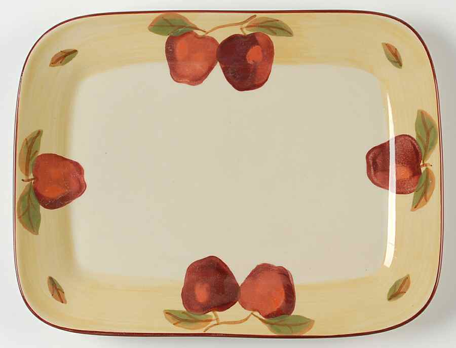 Russet Apple 12" Rectangular Serving Platter by Hartstone-1