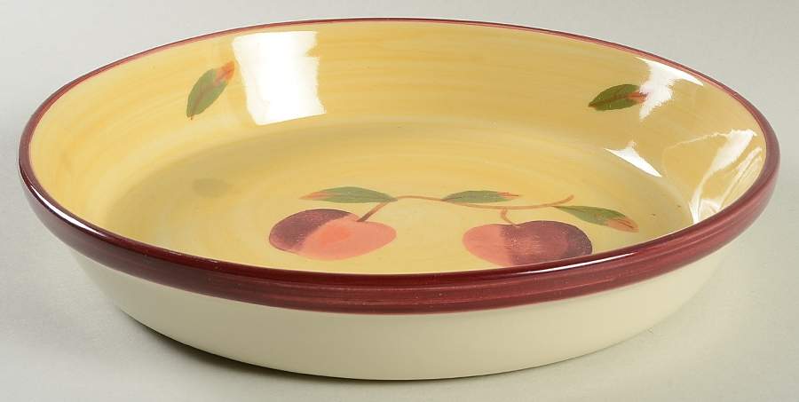 Russet Apple 10" Pie Baking Plate by Hartstone-1