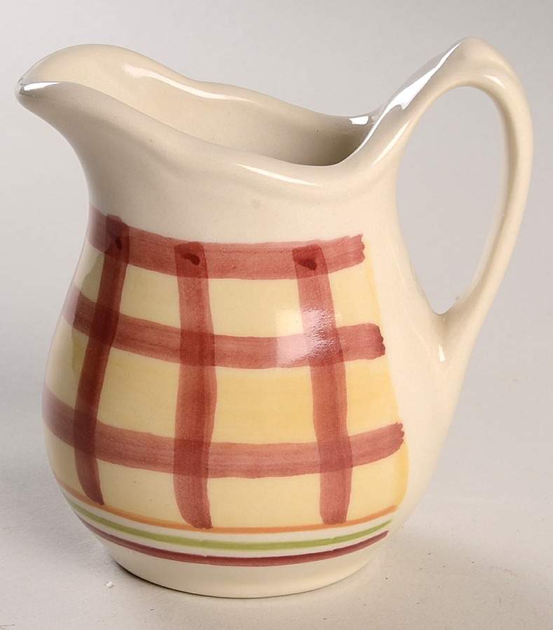 Scarlet Plaid Creamer by Hartstone-1