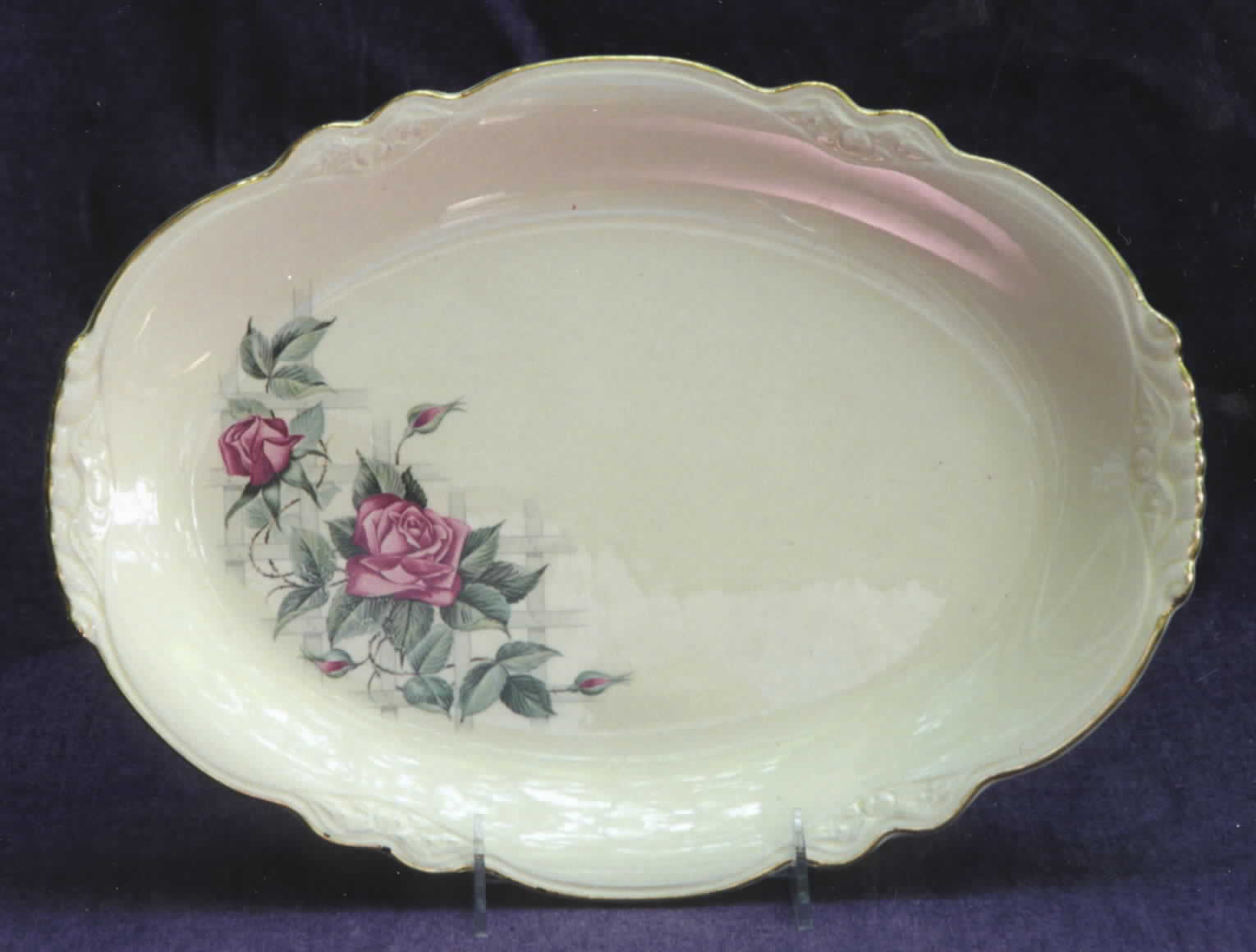 HLC3059 14" Oval Serving Platter by Homer Laughlin -1