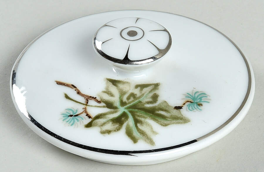 Vine Yard Lid for Sugar Bowl by Hira China-1