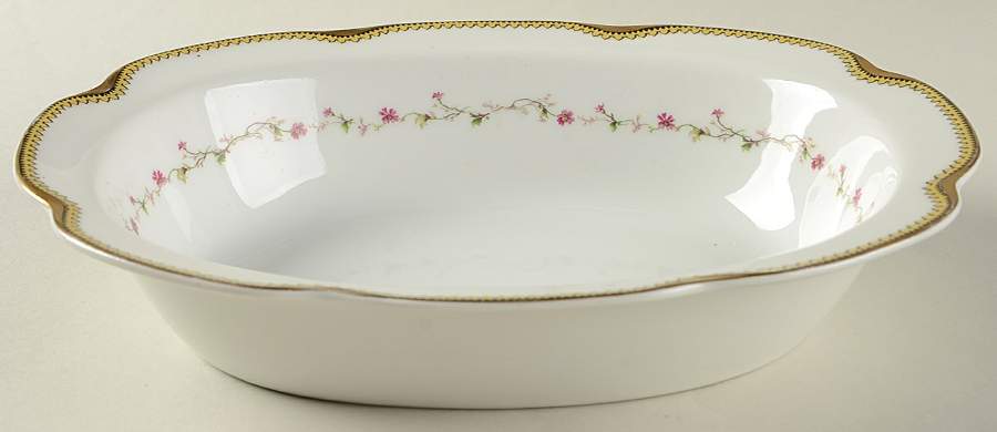 Schleiger 286-1 10" Oval Vegetable Bowl by Haviland-1