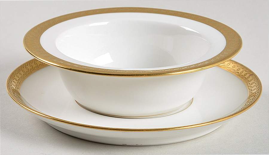 Harvard Ramekin & Saucer Set by Haviland-1