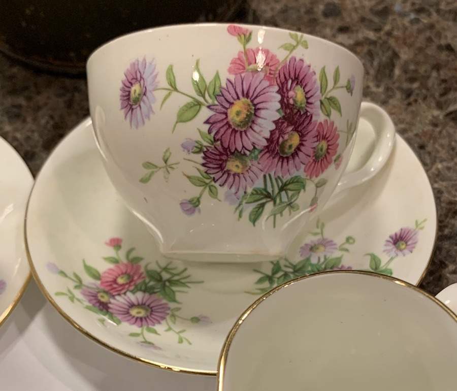 4149 (Smooth) Flat Cup & Saucer Set by Hammersley-1