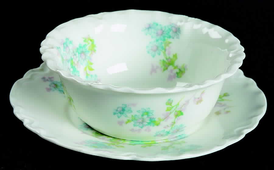 H1692 Ramekin & Saucer Set by Haviland-1