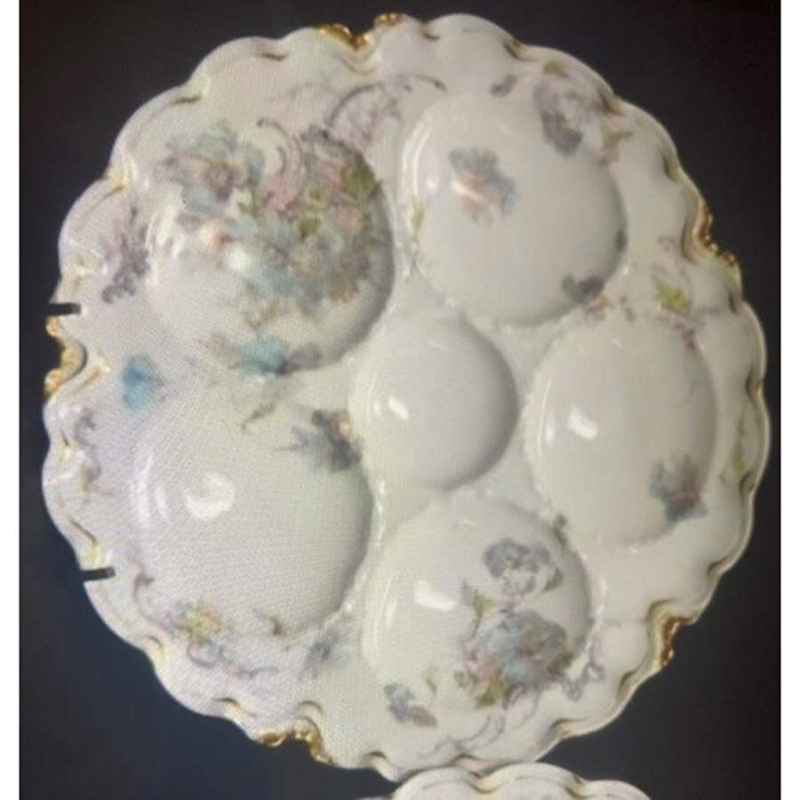 Schleiger 226-1 Oyster Plate by Haviland-1