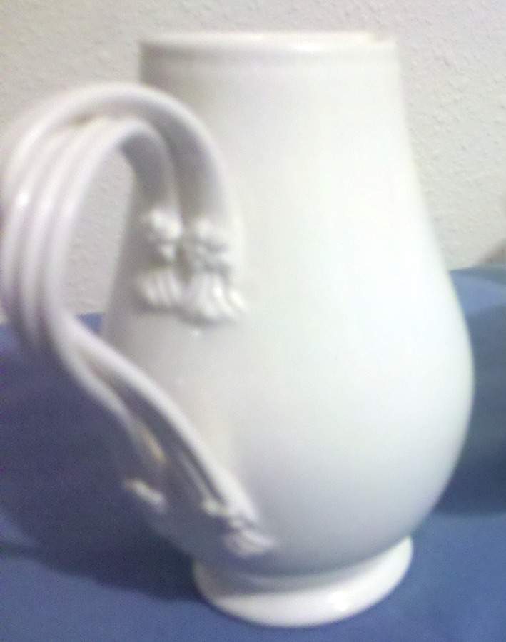 Creamware Solid Coffee Pot No Lid by Hartley Greens-1