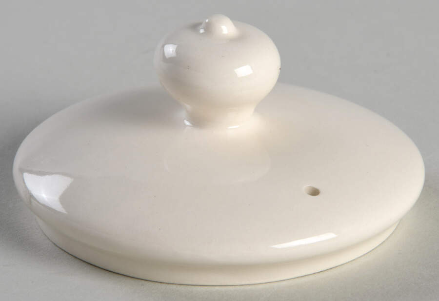 Creamware Solid Lid for Small Teapot by Hartley Greens-1