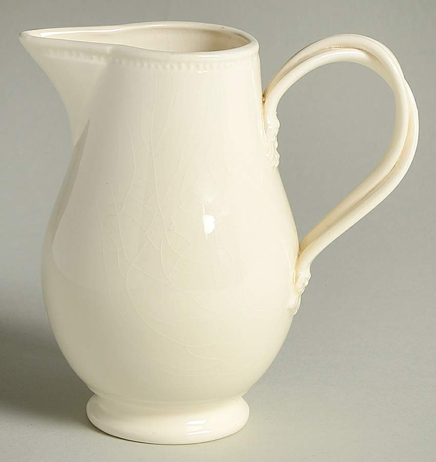 Creamware Solid Creamer by Hartley Greens-1