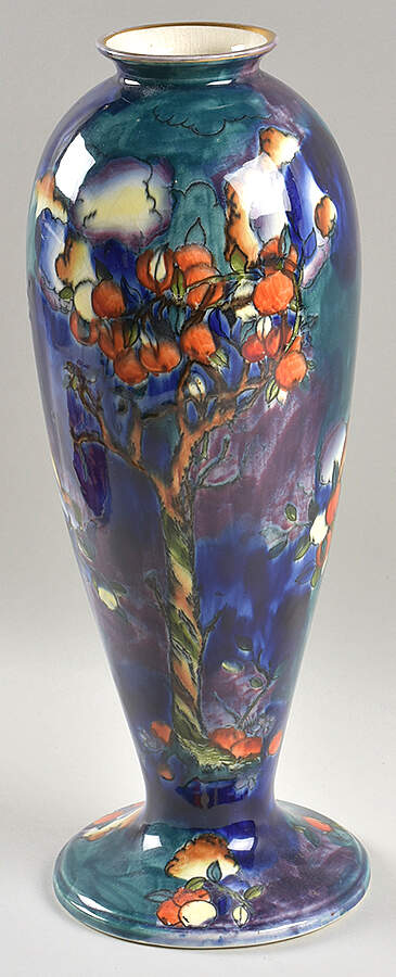 Cherry Ripe 14" Vase by Sampson Hancock & Sons-1