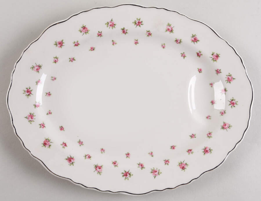 H1705 11" Oval Serving Platter with Well by Haviland-1
