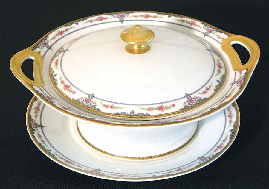 Schleiger 618-1 Round Covered Vegetable by Haviland-1