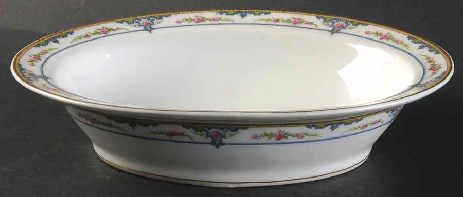 Schleiger 618-1 9" Oval Vegetable Bowl by Haviland-1