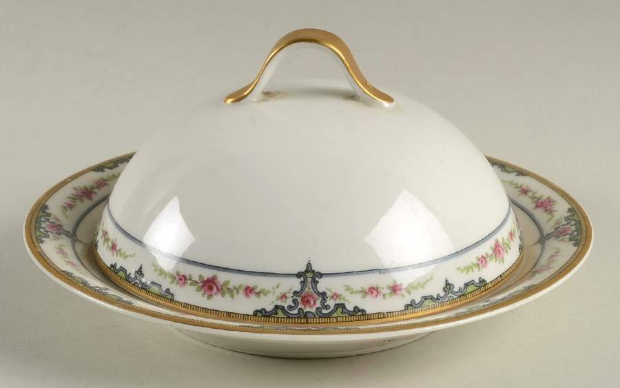 Schleiger 618-1 Round Covered Butter by Haviland-1