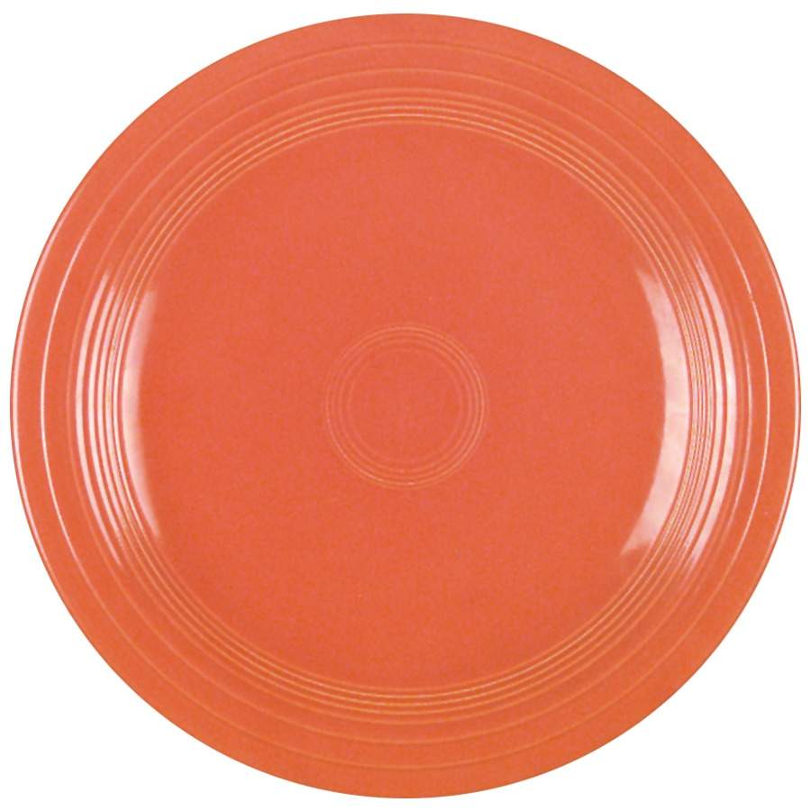 Fiesta Mango Red (Orange) (Ironstone) Dinner Plate by Homer Laughlin -1