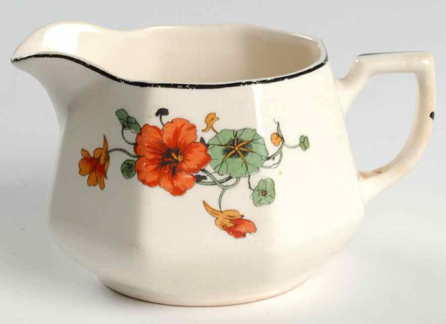 Y43 (Black Trim) Creamer by Homer Laughlin -1