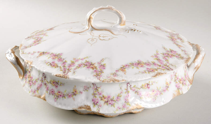 Schleiger 145-2 Round Covered Vegetable by Haviland-1