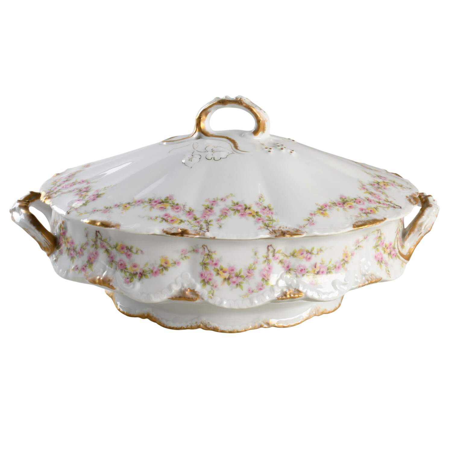 Schleiger 145-2 Oval Covered Vegetable by Haviland-1