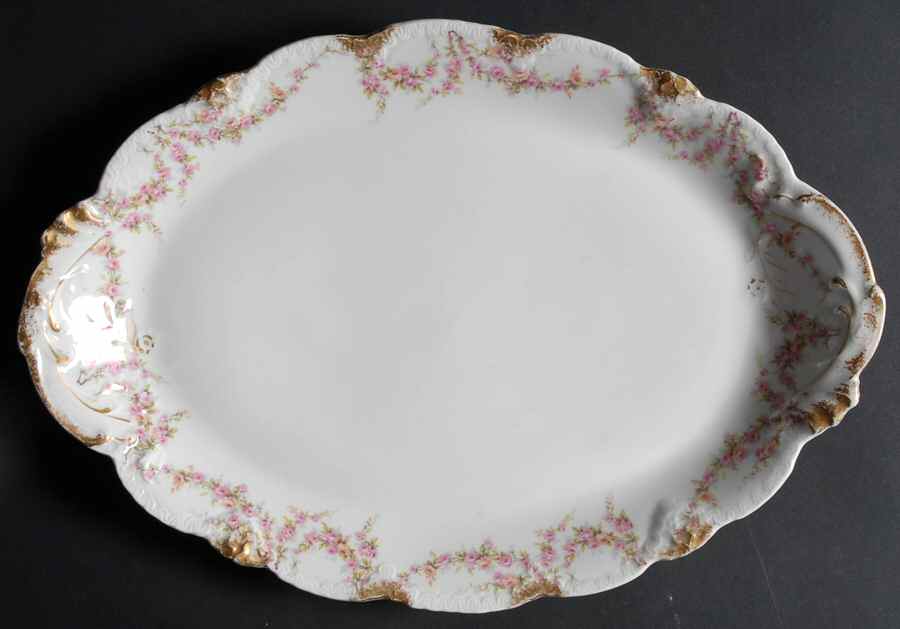 Schleiger 145-2 14" Oval Serving Platter by Haviland-1